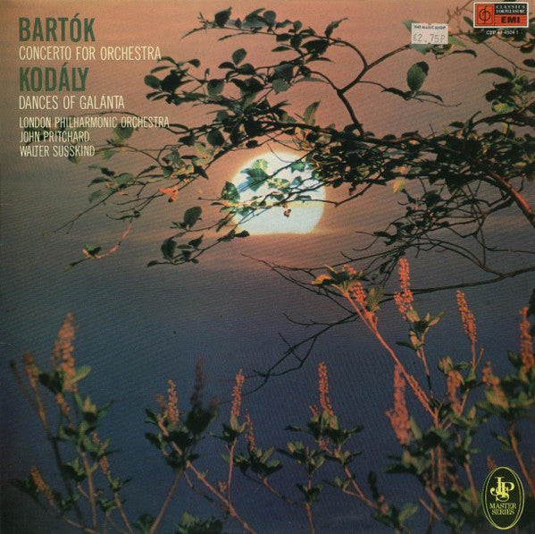 Béla Bartók / Zoltán Kodály - London Philharmonic Orchestra, John Pritchard, Walter Susskind : Concerto For Orchestra / Dances Of Galánta (LP, Comp, RE)