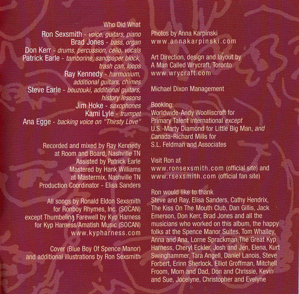 Ron Sexsmith : Blue Boy (CD, Album)