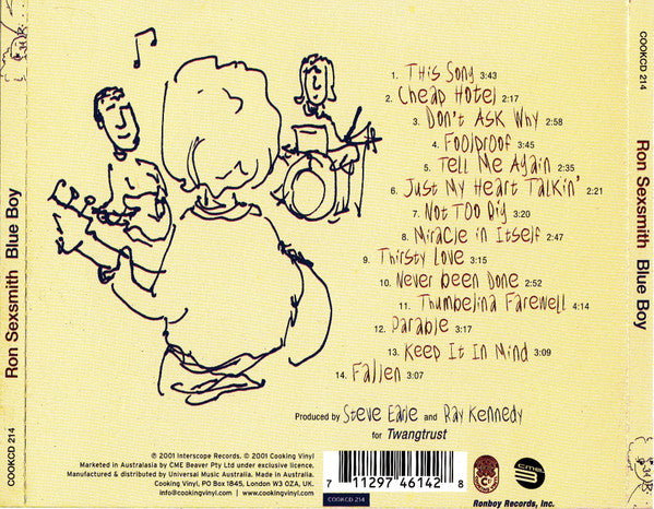 Ron Sexsmith : Blue Boy (CD, Album)