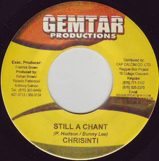 Chrisinti / Ras Murdak* : Still A Chant / King For Life (7", Single)