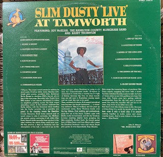 Slim Dusty : 'Live' At Tamworth (LP, Album)