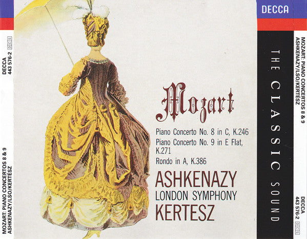 Mozart* - Ashkenazy*, London Symphony*, Kertesz* : Piano Concerto No. 8 In C, K.246 / Piano Concerto No. 9 In E Flat, K.271 / Rondo In A, K.386 (CD, Album, RE, RM)