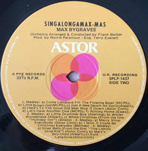 Max Bygraves : SingalongamaXmas (LP, Album)