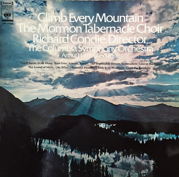 The Mormon Tabernacle Choir* & The Columbia Symphony Orchestra* : Climb Every Mountain (LP)