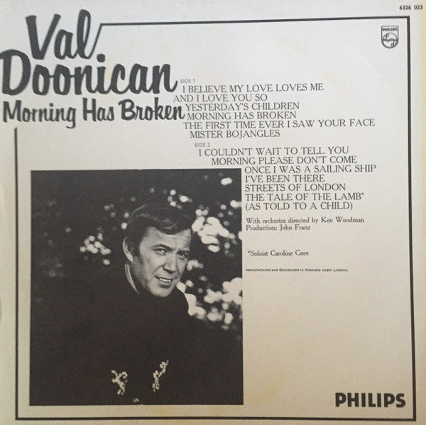 Val Doonican : Morning Has Broken (LP)