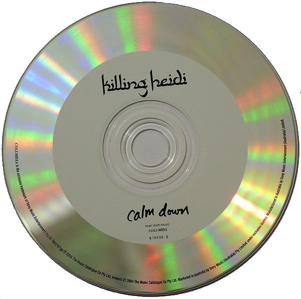 Killing Heidi : Calm Down (CD, Maxi)