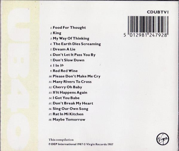UB40 : The Best Of UB40 - Volume 1 (CD, Comp)