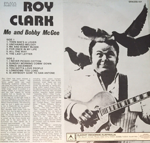 Roy Clark : Me And Bobby McGee (LP, Comp)