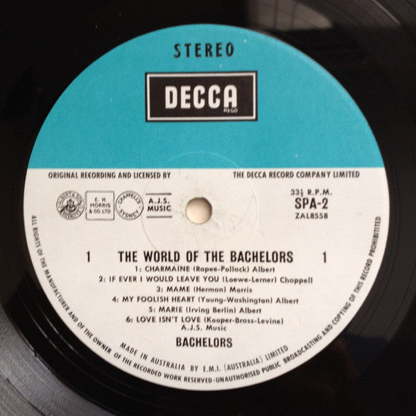 The Bachelors : The World Of The Bachelors (LP, Comp)