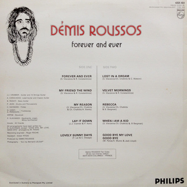 Démis Roussos* : Forever And Ever (LP, Album)