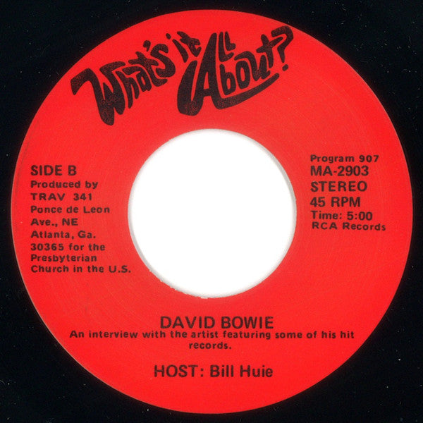 Frank Zappa / David Bowie : What's It All About? (7", Transcription)