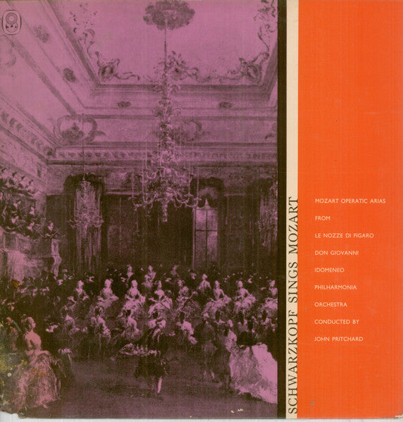 Schwarzkopf* Sings Mozart* / Philharmonia Orchestra Conducted By John Pritchard : Schwarzkopf Sings Mozart (LP, Album, Mono, Club)