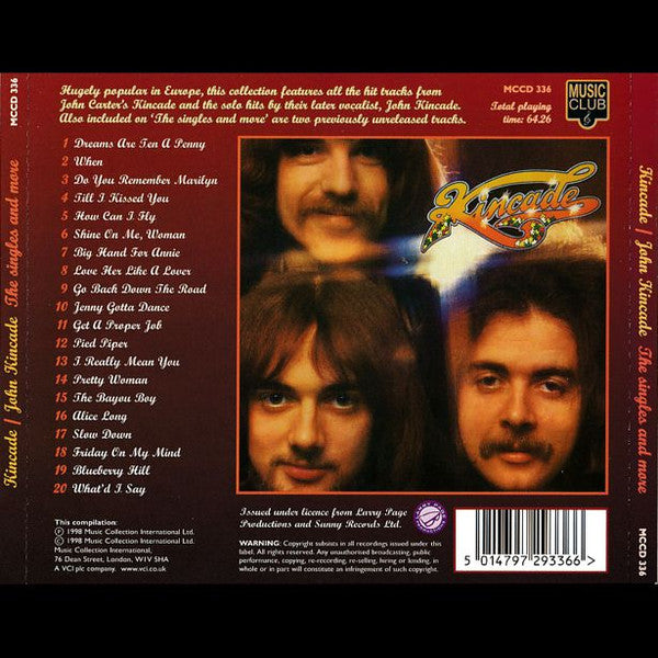 Kincade / John Kincade : The Singles And More (CD, Comp)