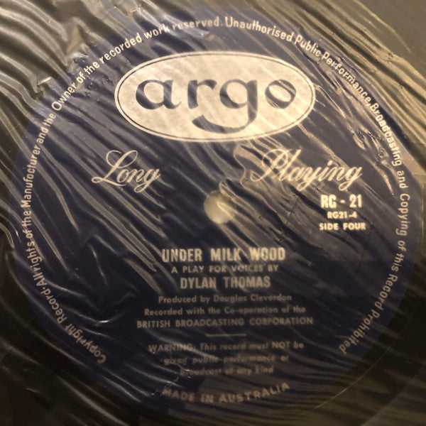 Dylan Thomas : Under Milk Wood (2xLP, Mono)