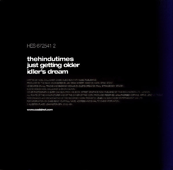 Oasis (2) : The Hindu Times (CD, Maxi)