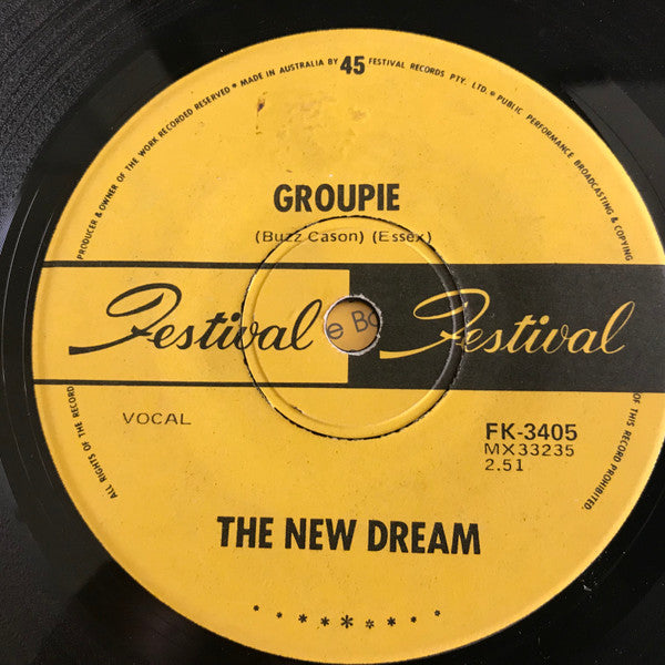 The New Dream : Groupie (7", Single)