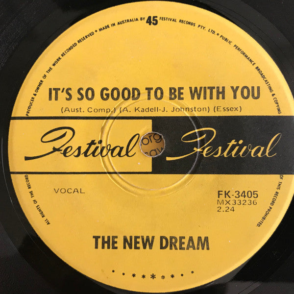 The New Dream : Groupie (7", Single)