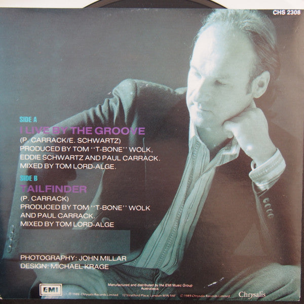 Paul Carrack : I Live By The Groove (7", Single)