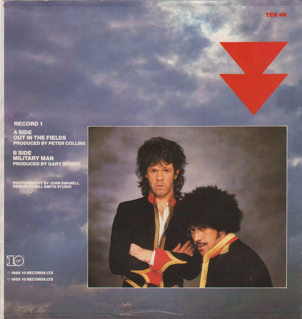 Gary Moore And Phil Lynott : Out In The Fields (7", Single)