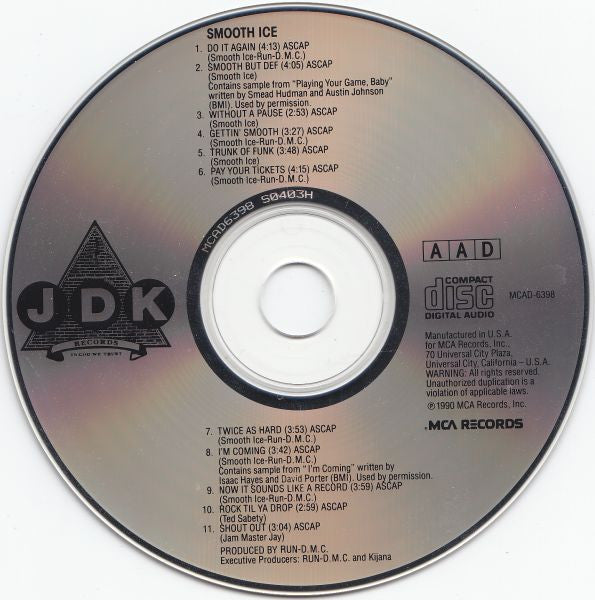Smooth Ice : Smooth Ice (CD, Album)