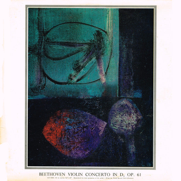 Beethoven* : Violin Concerto In D Opus 61 (LP, Album, Club)