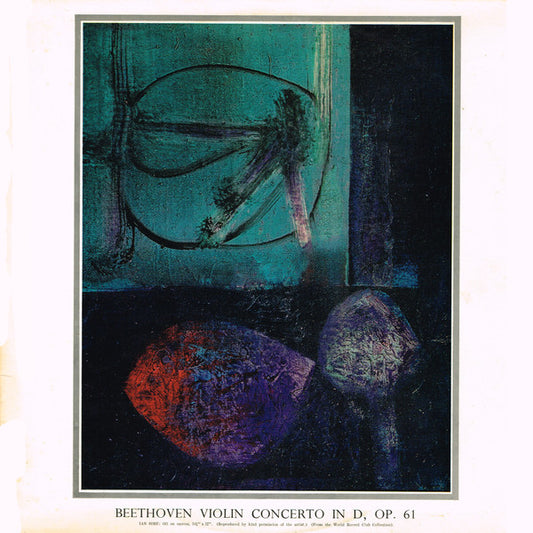 Beethoven* : Violin Concerto In D Opus 61 (LP, Album, Club)