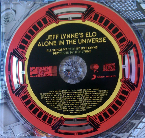 Jeff Lynne's ELO* : Alone In The Universe (CD, Album, Dlx)