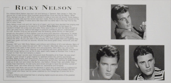 Ricky Nelson (2) : The Ricky Nelson Singles Album (CD, Album, Comp)