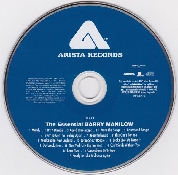 Barry Manilow : The Essential Barry Manilow (2xCD, Comp)