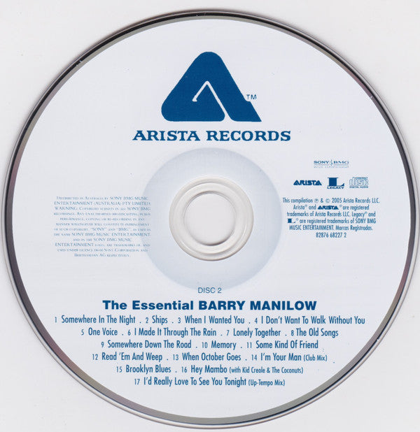 Barry Manilow : The Essential Barry Manilow (2xCD, Comp)