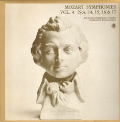 Mozart* ; The London Philharmonic Orchestra* Conducted By Erich Leinsdorf : Symphonies Vol. 4 Nos. 14, 15, 16 & 17 (LP, Album, Club, RE)