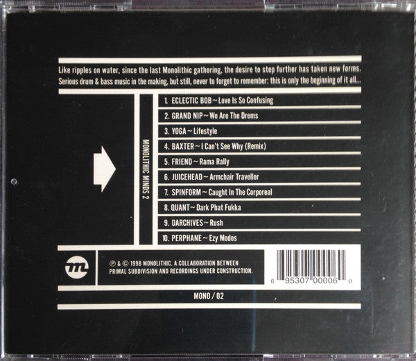 Various : Monolithic Minds 2 (CD, Comp)