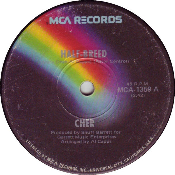 Cher : Half-Breed (7", Single)