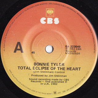 Bonnie Tyler : Total Eclipse Of The Heart (7", Single)