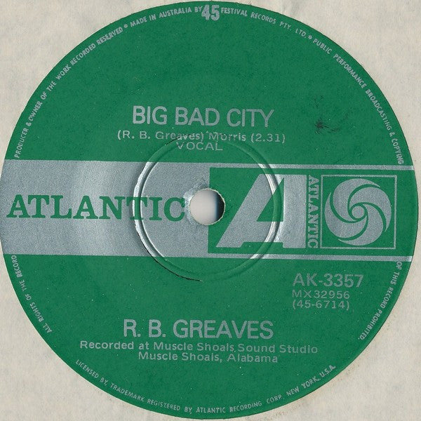 R.B. Greaves : Take A Letter Maria (7", Single)