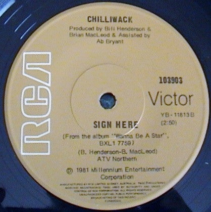 Chilliwack : My Girl (Gone, Gone, Gone) (7", Single)
