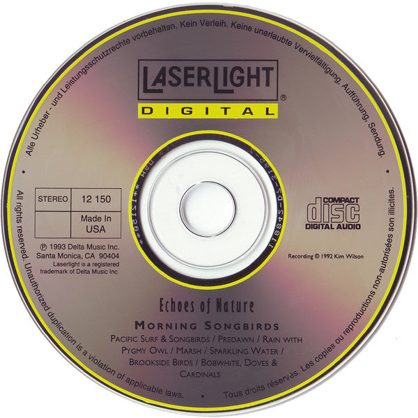 No Artist : Morning Songbirds (The Natural Sounds Of The Wilderness) (CD)