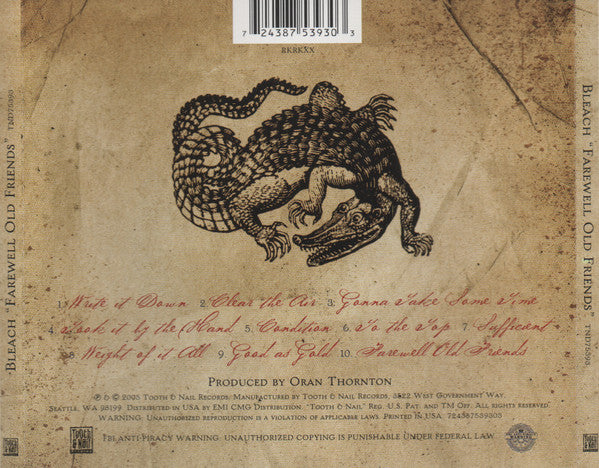Bleach (2) : Farewell Old Friends (CD, Album, Enh)