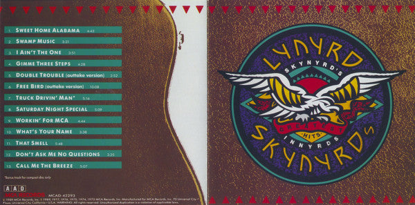 Lynyrd Skynyrd : Skynyrd's Innyrds - Their Greatest Hits (CD, Comp, RE)