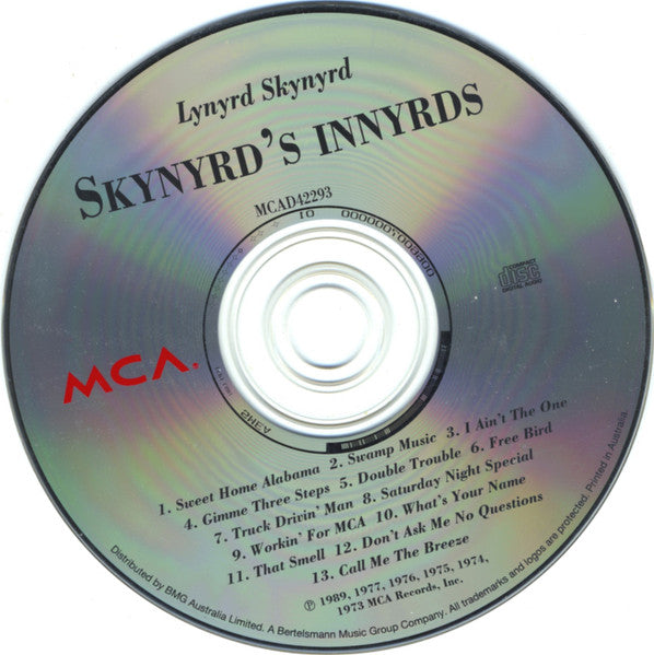 Lynyrd Skynyrd : Skynyrd's Innyrds - Their Greatest Hits (CD, Comp, RE)