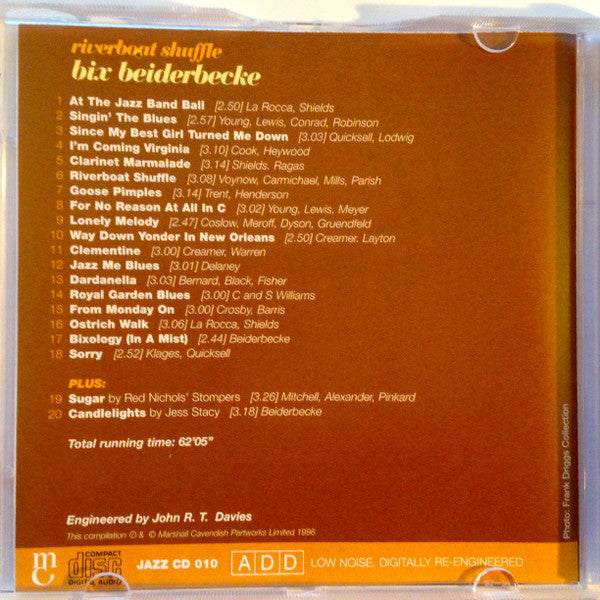 Bix Beiderbecke : Riverboat Shuffle  (CD, Comp, RM)