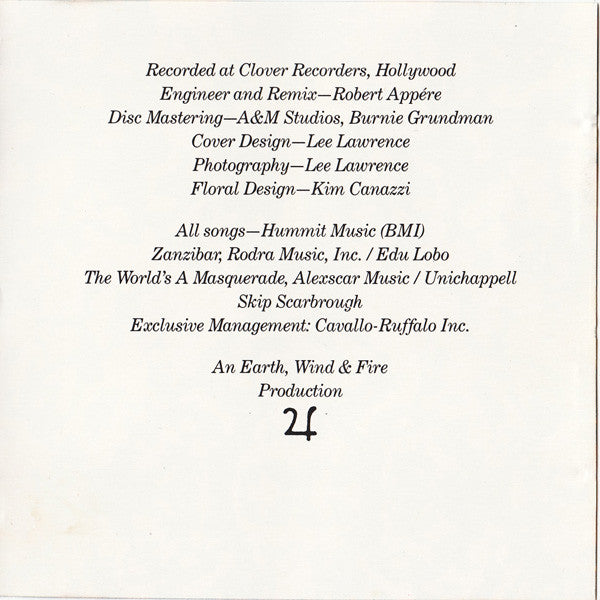 Earth, Wind & Fire : Head To The Sky (CD, Album, RE, RM)
