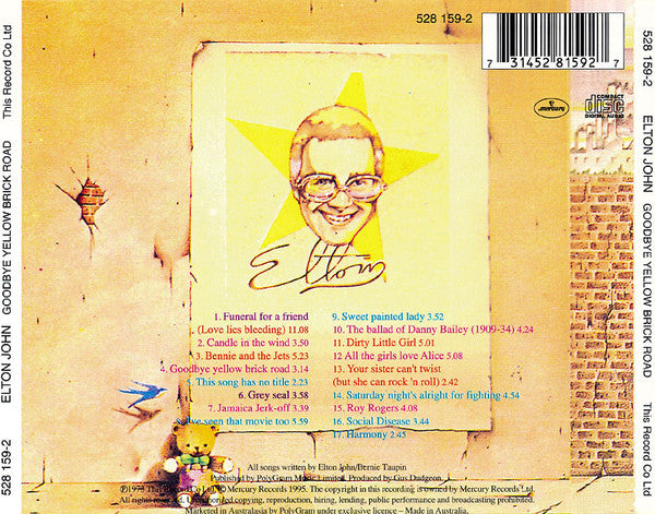 Elton John : Goodbye Yellow Brick Road (CD, Album, RM)