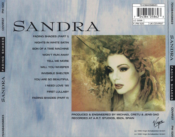 Sandra : Fading Shades (CD, Album)