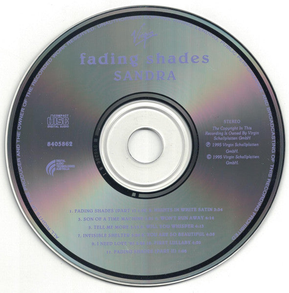 Sandra : Fading Shades (CD, Album)