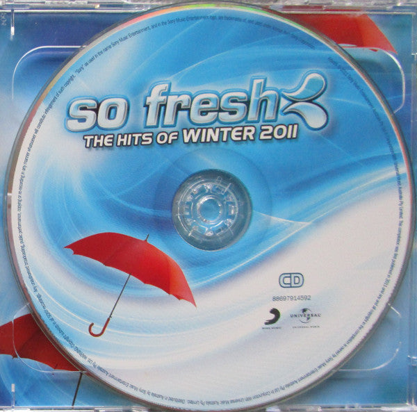 Various : So Fresh: The Hits Of Winter 2011 CD+DVD (CD, Comp + DVD-V, Comp, PAL)