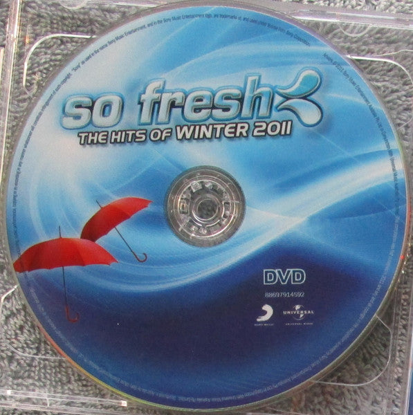 Various : So Fresh: The Hits Of Winter 2011 CD+DVD (CD, Comp + DVD-V, Comp, PAL)
