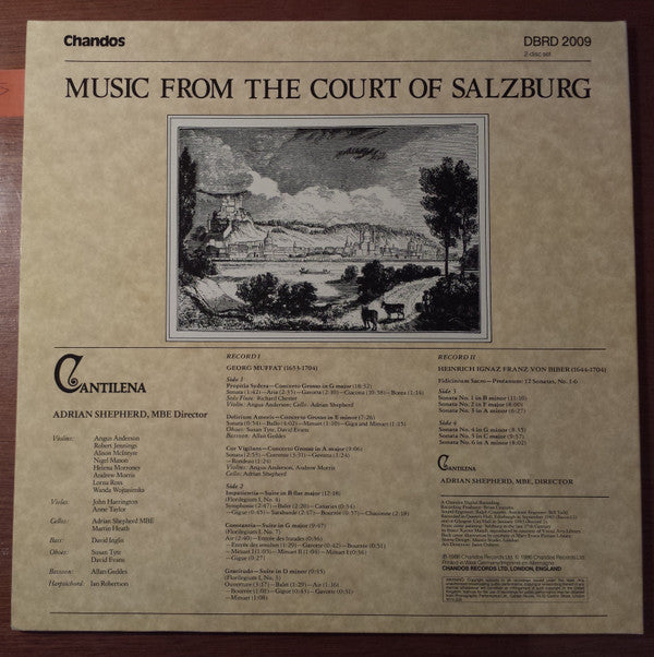Georg Muffat, Heinrich Ignaz Franz Biber : Music From The Court Of Salzburg (2xLP)