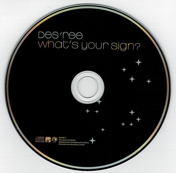 Des'ree : What's Your Sign? (CD, Maxi)