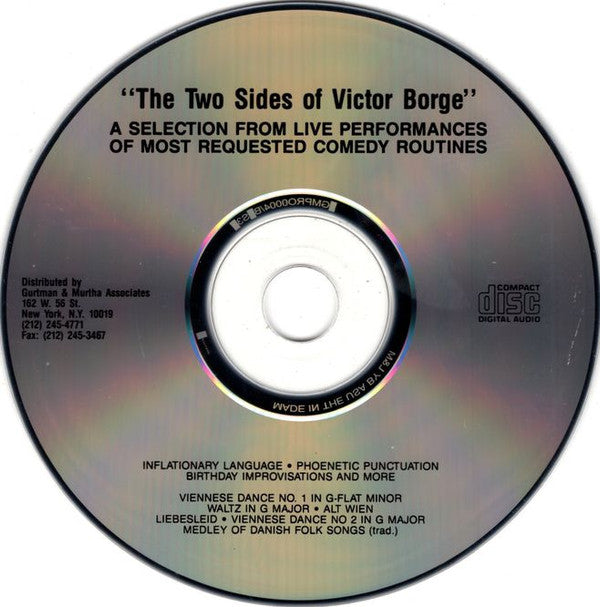 Victor Borge (2) : The Two Sides Of Victor Borge (CD, RE)